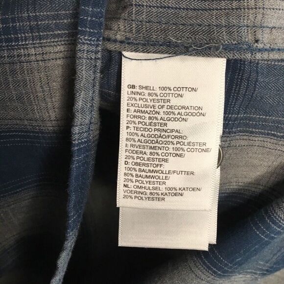 The North Face Tanami Women's Blue Plaid Short Sleeve 1/2 Button Front Shirt  SP - Picture 3 of 7